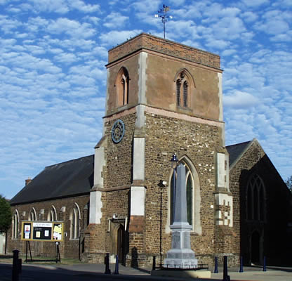 St Michael and All Angels Church, Shefford. August 2003