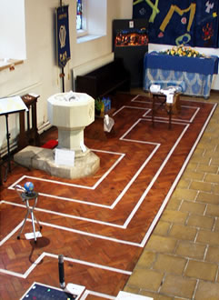 Photo: Advent Labyrinth 2003