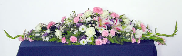 Photo: Floral tribute to Marjorie Lambert