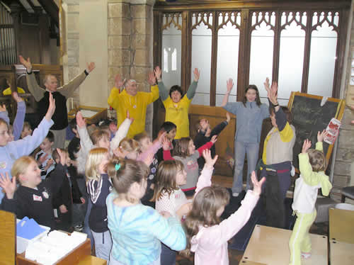 PHOTO: The "Wa Wa" song in full flight