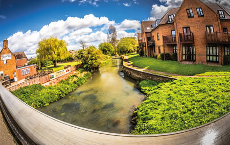 View from River Flit Bridge, Shefford