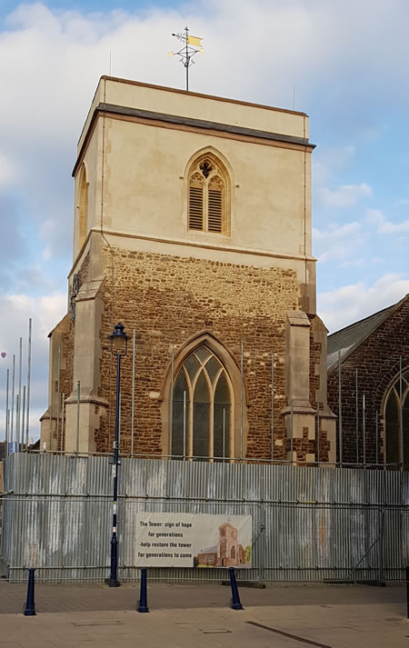 Scaffolding coming down; 27/03/2019